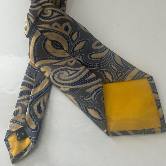 ETRO MILANO MENS 100% SILK TIE MADE IN ITALY - Picture 5 of 6